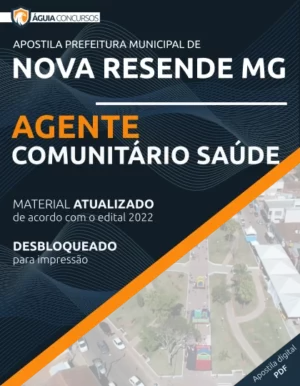 Apostila Agente Comunitário Saúde Nova Resende MG 2022