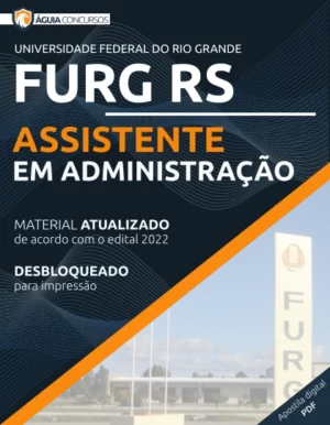 Apostila Assistente em Administração FURG RS 2022
