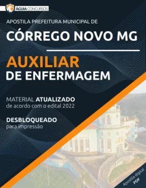 Apostila Auxiliar Enfermagem Pref Córrego Novo MG 2022