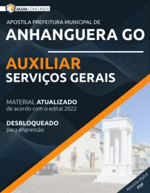 Apostila Auxiliar Serviços Gerais Anhanguera GO 2022