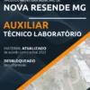 Apostila Auxiliar Técnico Laboratório Nova Resende MG 2022