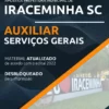 Apostila Auxiliar Serviços Gerais Pref Iraceminha SC 2022