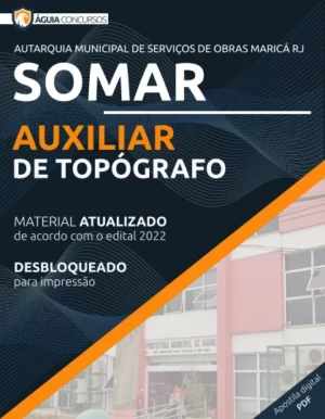 Apostila Auxiliar Topógrafo Concurso SOMAR 2022