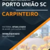 Apostila Carpinteiro Concurso Pref Porto União SC 2022