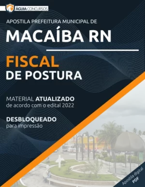 Apostila Fiscal de Postura Pref Macaíba RN 2022