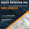 Apostila Mecânico Pref Nova Resende MG 2022