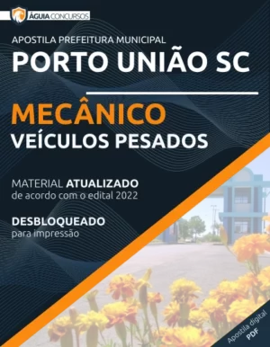 Apostila Mecânico Veículos Pesados Pref Porto União SC 2022