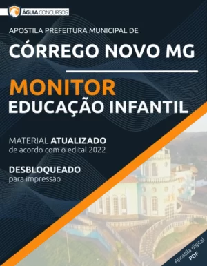 Apostila Monitor Educação Infantil Córrego Novo MG 2022