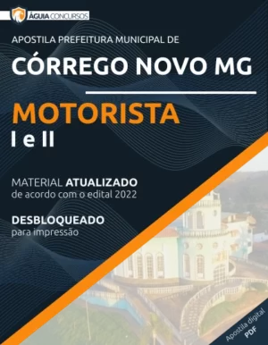Apostila Motorista Córrego Novo MG 2022