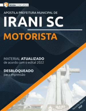 Apostila Motorista Concurso Pref Irani SC 2022