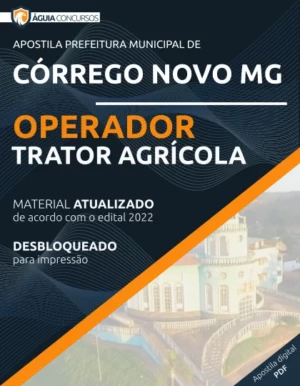 Apostila Operador Trator Agrícola Córrego Novo MG 2022