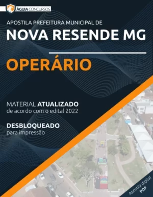 Apostila Operário Pref Nova Resende MG 2022