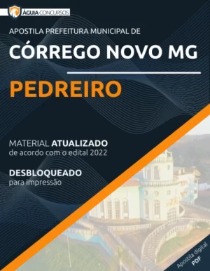 Apostila Pedreiro Pref Córrego Novo MG 2022