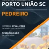 Apostila Pedreiro Concurso Pref Porto União SC 2022