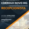 Apostila Recepcionista Pref Córrego Novo MG 2022