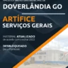 Apostila Artífice Serviços Gerais Pref Doverlândia GO 2022