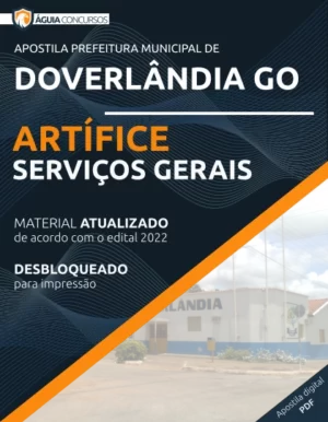 Apostila Artífice Serviços Gerais Pref Doverlândia GO 2022