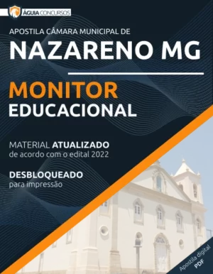 Apostila Monitor Educacional Câmara Nazareno MG 2022
