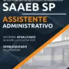 Apostila Assistente Administrativo SAAEB Bebedouro SP 2022