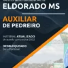 Apostila Auxiliar Pedreiro Pref Eldorado MS 2022