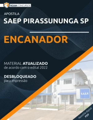 Apostila Encanador Concurso SAEP Pirassununga SP 2022