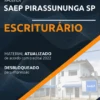 Apostila Escriturário Concurso SAEP Pirassununga SP 2022