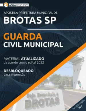 Apostila Guarda Civil Municipal Pref Brotas SP 2022