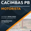 Apostila Motorista Concurso Câmara Cacimbas PB 2022