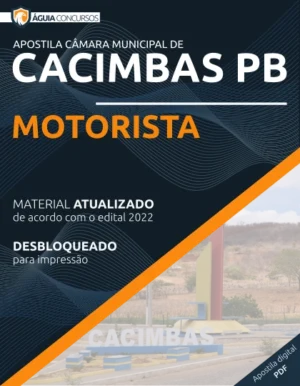 Apostila Motorista Concurso Câmara Cacimbas PB 2022