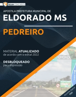 Apostila Pedreiro Concurso Pref Eldorado MS 2022