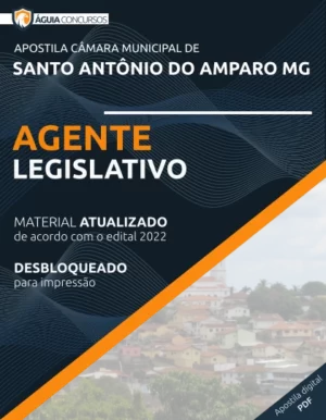 Apostila Agente Legislativo Santo Antônio do Amparo MG 2022