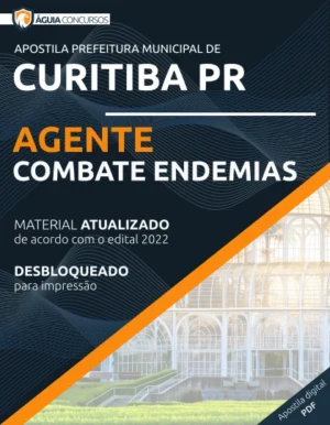 Apostila Agente Combate Endemias Pref Curitiba PR 2022