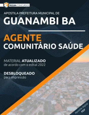 Apostila Agente Comunitário Saúde Pref Guanambi BA 2022