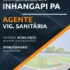 Apostila Agente Vigilância Sanitária Pref Inhangapi PA 2022