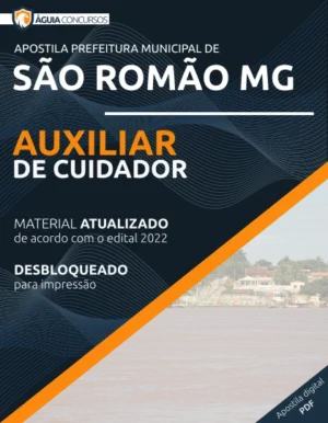 Apostila Auxiliar de Cuidador Pref São Romão MG 2022