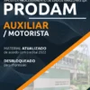 Apostila Auxiliar Motorista Concurso PRODAM 2022