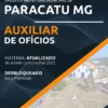 Apostila Auxiliar de Ofícios Pref Paracatu MG 2022