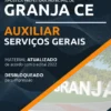 Apostila Auxiliar Serviços Gerais Pref Granja CE 2022