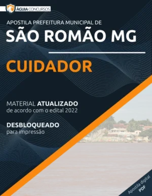 Apostila Cuidador Concurso Pref São Romão MG 2022