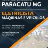Apostila Eletricista Máquinas e Veículos Paracatu MG 2022