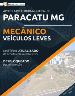 Apostila Mecânico Veículos Leves Paracatu MG 2022