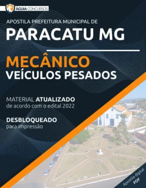 Apostila Mecânico Máquinas Pesadas Paracatu MG 2022