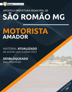 Apostila Motorista Amador Pref São Romão MG 2022