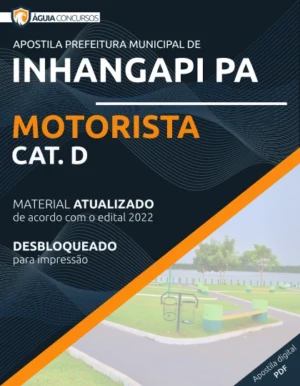 Apostila Motorista Cat D Pref Inhangapi PA 2022
