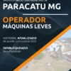 Apostila Operador Máquinas Leves Pref Paracatu MG 2022