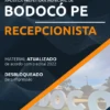 Apostila Recepcionista Concurso Pref Bodocó PE 2022
