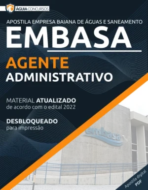 Apostila Agente Administrativo Concurso EMBASA 2022