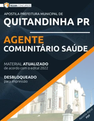 Apostila Agente Comunitário Saúde Pref Quitandinha PR 2022