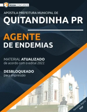 Apostila Agente de Endemias Pref Quitandinha PR 2022