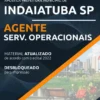 Apostila Agente Serviços Operacionais Pref Indaiatuba SP 2022